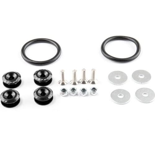 JDM Quick Release Fasteners are ideal for front bumpers, rear bumpers, and trunk / hatch lids
