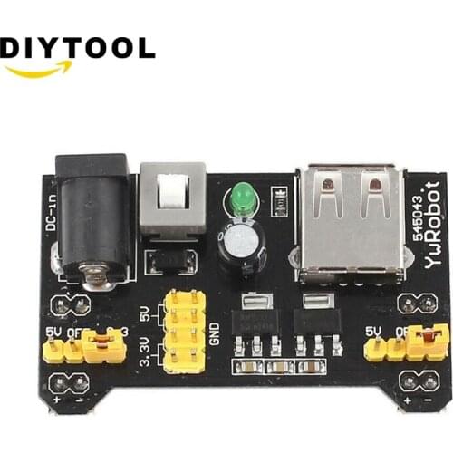 3.3V/5V MB102 Breadboard Power Supply Module For Arduino Solderless Bread Board