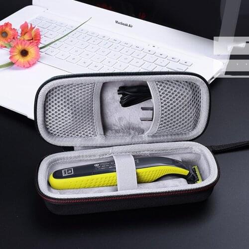 Newest EVA Portable Case Shaver Storage Hard Case for Philips OneBlade Trimmer Shaver Accessories Travel Bag Storage Box