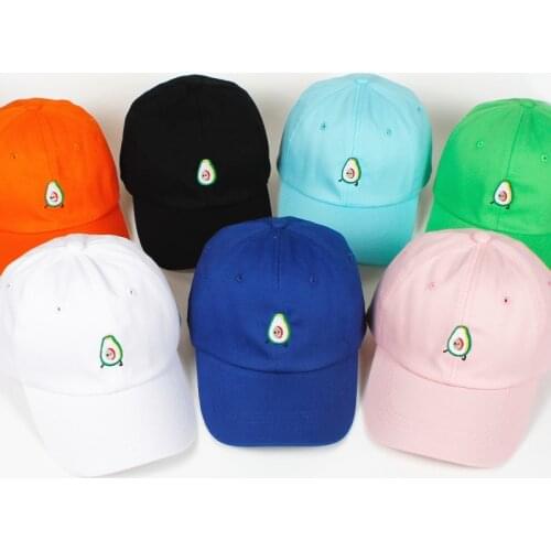 2018 new High Quality Cotton AVOCADO dad hat Baseball Cap For Men Women Hip Hop Snapback Cap Bone Garros Snapbacks