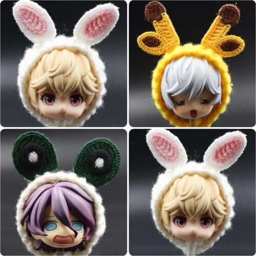 Ob11 DOLL GSC DOLL DDF clay man BJD YMY Body9 Animal wool cap hat