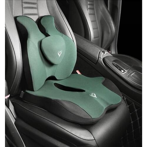 Memory Foam Office Chair Cushion Orthopedic Pillow Coccyx Support Waist Cushion Back Pillow Hip Seat Car Pillows Seat Sets Pad