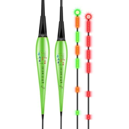 Fishing Floats Foam Bobbers Long Vertical Luminous Night Lighting Bobbers For Fishing Fishing Fluctuate Foam Buoy Accessory