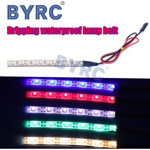 RC model four drive car toy car chassis lamp flash lamp night navigation light dropper waterproof lamp belt