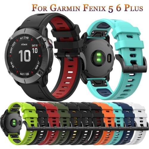22mm WatchBand for For Garmin Forerunner 945 935 Fenix 5 Plus Fenix 5 6 Silicone Smart Watch Outdoor sports Quick Release Straps