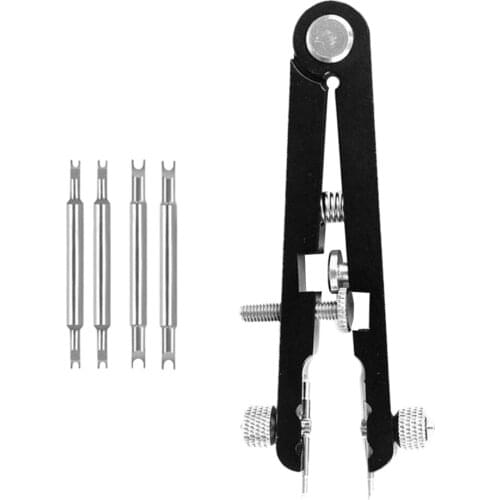 Watch Bracelet Spring Bar Plier with Pins Remover Replace Removing Tweezer Tool Kit for All Watches Bands and Straps