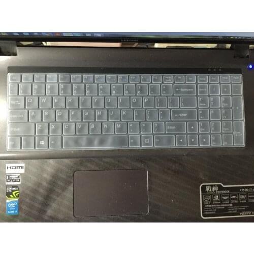 17 17.3 inch Silicone Keyboard cover skin Film guard For DNS Clevo W350 W350ST W370 W37S0 W370ST W670 Laptop Keyboard Cover