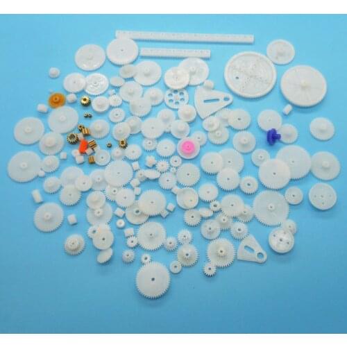 Mixed 151 Kinds of Gear Pack Toy Parts Technology Class Remote Control Car Motor Deceleration Gear Speed MIX151 Gears