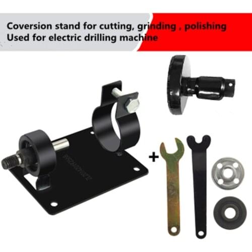 Conversion drilling machine base to cutting machines base electric drill base accessories woodworking