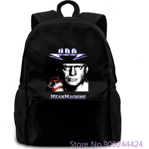 U.D.O. MEAN MACHINE BLACK UDO DIRKSCHNEIDER ACCEPT RAGE HEAVY METAL women men backpack laptop travel school adult