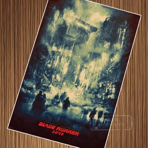 Vintage Sci-fi Film Blade Runner 2049 Retro Poster Canvas Painting DIY Wall Paper Posters Home Decor Gift