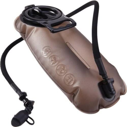 Outdoor Water Bladder Tactical Hydration Inner Pack 2L Built-In Water Bag with Straw TPU Material With Sub-bin line