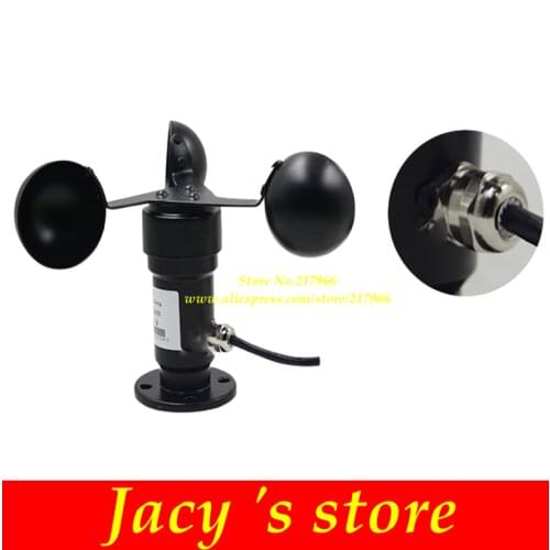 Waterproof connector anemometer / wind speed sensor Wind speed transmitter RS485 digital signal 4-20MA 0-5V pulse output