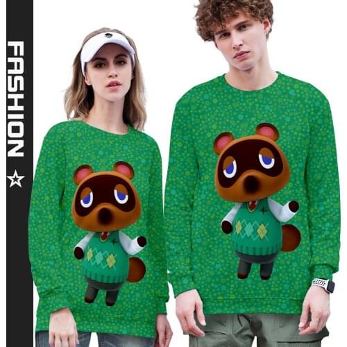 Tom Nook Funny Hoodie Animal Crossing 3D Print Cosplay Hoodie Women Men Pullover Kpop Hip Hop Crewneck Sweatshirt Kawaii Clothes