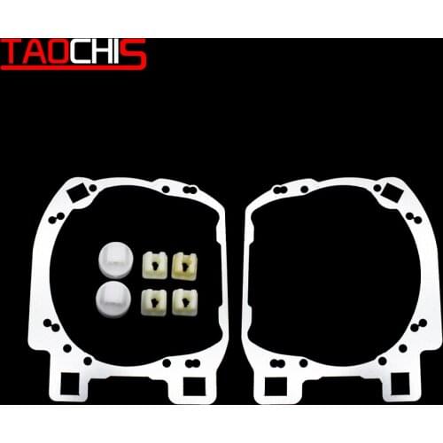 TAOCHIS Car Styling frame adapter DIY Bracket Transition for Hyundai IX35 2010-2012 Hella 3r g5 Bi xenon Projector lens