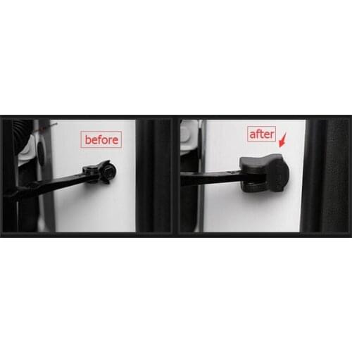 Yimaautotrims Side Door Arm Stop Rust Waterproof Protection Cover Trim Fit For Hyundai Tucson 2016 2017 2018 2019 2020 Plastic