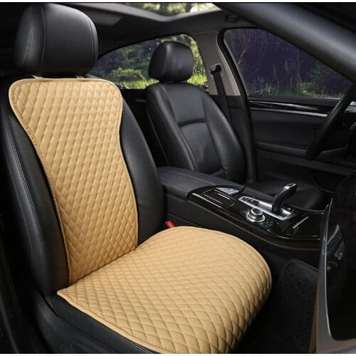 1 pc pu leather car seats pad, non-slide car seat cover for kia rio niro cerato sorento soul sportage auto accessories styling