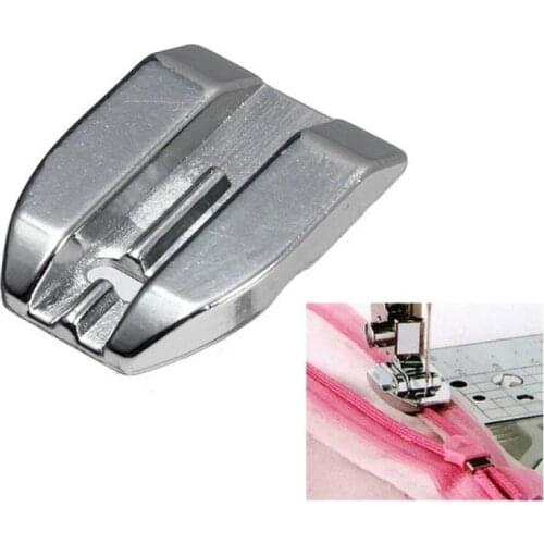 1pcs Invisible Zipper Presser Foot Household Sewing Machine Multifunctional Parts nvisible On Zipper Zip Foot For Sewing