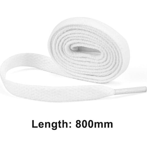 1pcs Flat Polyester Shoelace Coloured Bootlace Sports Shoe Sneakers Shoe Laces Rope Unisex Adult Kids Elastic Running Athletic