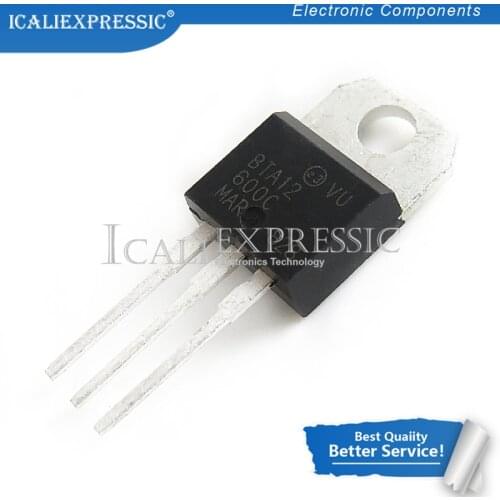 10PCS BTA12-600C BTA12-600 BTA12 TO-220 12A 600V new original In Stock