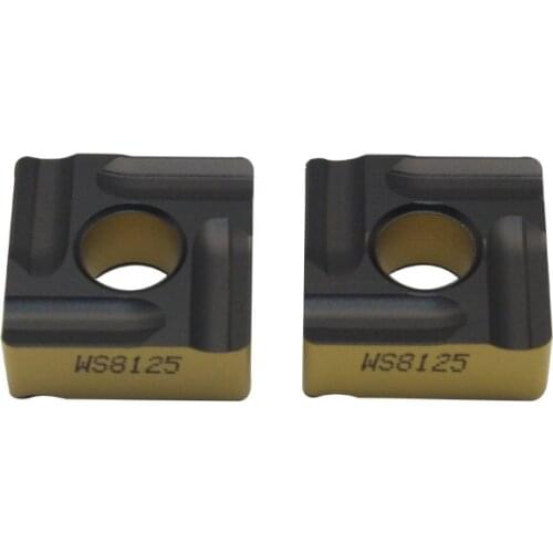 10PCS WS8125 SNMG120408R M cutting metal carbide outer circular blade CNC turning