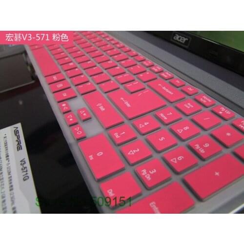 15 inch Silicone Keyboard Protector Cover Skin for Acer Aspire E1-572G E5-551G E5-571G E5-572G E5 551G 571G 572G