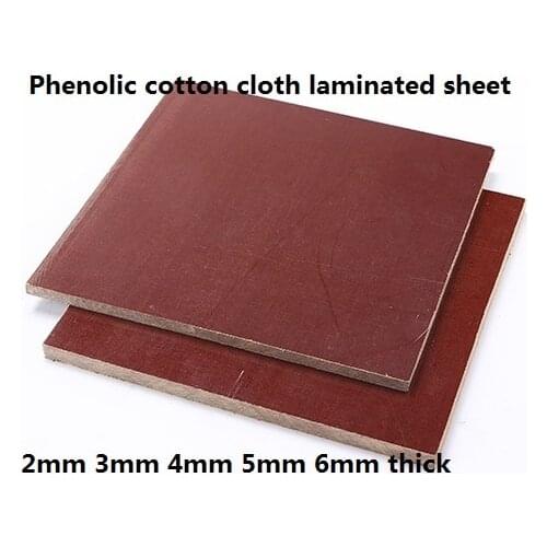 2mm 3mm 4mm 5mm 6mm Phenolic cotton cloth laminated sheet PFCC bakelite plate bakelite board Fabric panel Insulation cloth plate