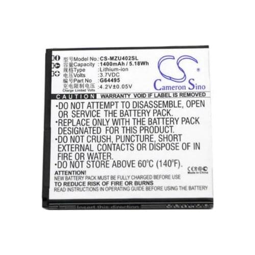 Cameron Sino 1400mAh battery for NAVON Mizu D402 Mizu M402 G64495 Mobile, SmartPhone Battery