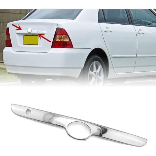 For Toyota Corolla 2003-2008 Car Rear Trunk Lift Cover Chrome ABS Exterior Moulding Trim