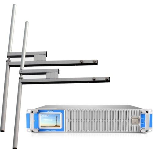 FSN-1000C DSP 1000W 1KW FM Broadcasting Radio Transmitter +2 Bays of FU-DV2 fm Dipole Antenna a kit for Radio Station