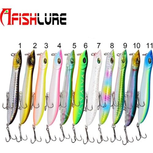 HL17 Floating Popper Hard Lure 106mm 10g Fishing Lure Snake Head Popper Bait Plastic Baits Lure Fishing Top Water Popper Bait