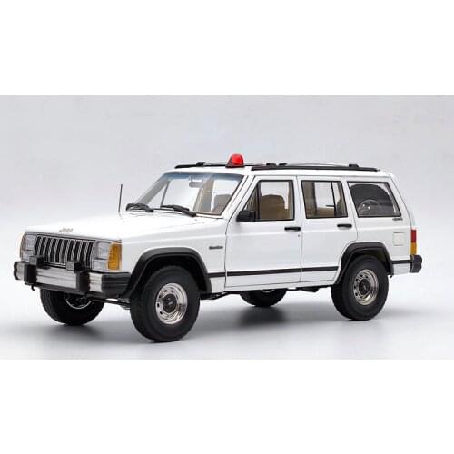 1/18 For J~ep XJ Cherokee SUV 4x4 white Diecast Models Car Limited Edition Collection Auto Gift