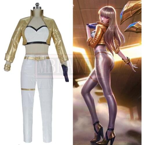 LOL KDA Daughter of the Void Kaisa K/DA Group LOL Character KaiSa Cos Halloween Uniform Cosplay Costume Custom Made Any Size