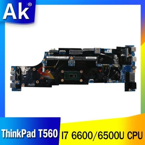 For Lenovo ThinkPad T560 laptop motherboard with CPU i7 6600/6500U tested 100% work FRU 01AY457 01AY332 01ER007
