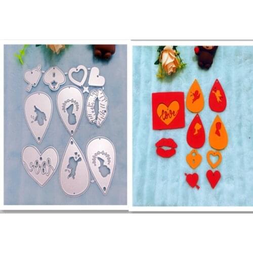 All kinds of water drop shape, peach he Metal cutting die DIY scrapbook album paper card decoration crafts embossing die cutting