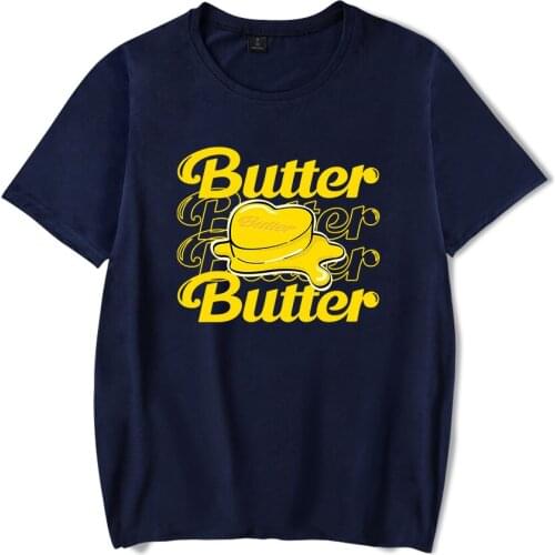 Bangtan T-shirt New album Butter T Shirt Men women Fashion Hip Hop T-shirt Female Harajuku Boy Girl Kid Bangtan Tee Shirt Tops