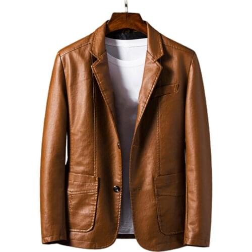 All Match Terrific Solid Color Men Formal Jacket Polished Jacket Single-breasted for Meeting
