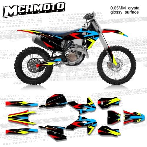 MCHMFG Decal Sticker Kit For Husqvarna TC FC TX FX FS 2019 2021 TE FE 2020 2022 125 250 350 450 Motocross Racing 3M Graphics 4.3