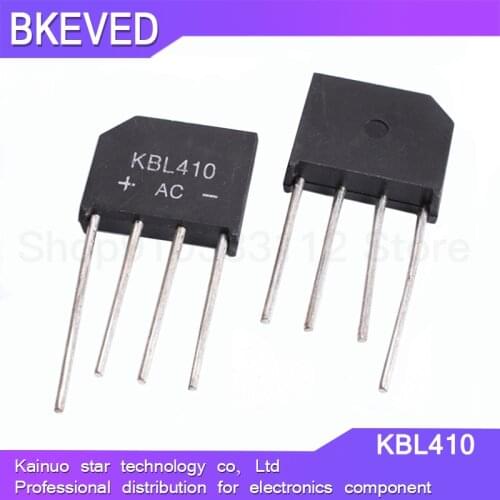 5PCS KBL410 KBL-410 4A 1000V Single Phases Diode bridge rectifier new and original IC ZIP-41