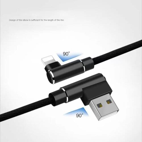 Wholesale freeshipping 90 degree quick charger data cable with quick charger for all typec iphone android mobile