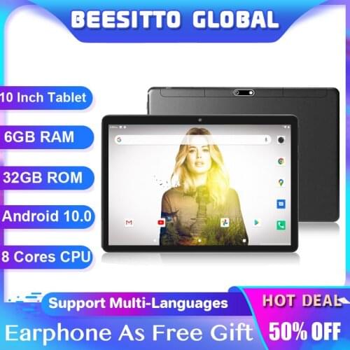 Tablet M107, Octa Core Processor, 6GB RAM, 32GB Storage, Android 10.0 OS, 10 Inch tablet, 1280x800 IPS, Wi-Fi, Netflix, Youtube