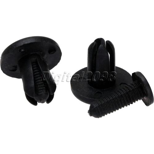 Yetaha 50pcs Plastic Rivets Fastener Clip Fit 7.1mm Hole Car Fender Bumper Door Side Skirt Trim Push In Clips For Charade GEELY