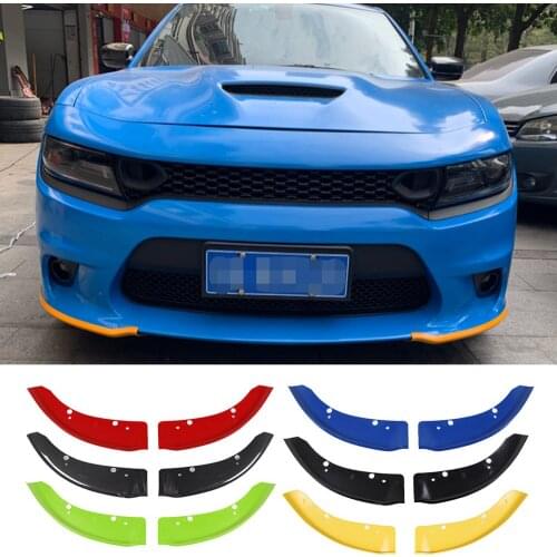 Fit for Dodge Charger SRT 2015-2021 ABS Front Bumper Lip Splitter Protector Cover Trim Exterior Car Accessories