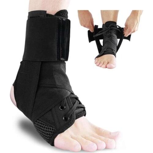 Ankle Braces Bandage Straps Sports Safety Adjustable Compression Ankle Protectors Supports Guard Foot Orthosis Stabilizer 2021