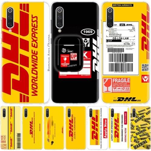 DHL Express Pattern Funny Silicon Phone Case For Xiaomi Redmi Note 10 9 8 9S 8T 7 6 5 6A 7A 8A 9A 9C Pro Customized Cover Coque