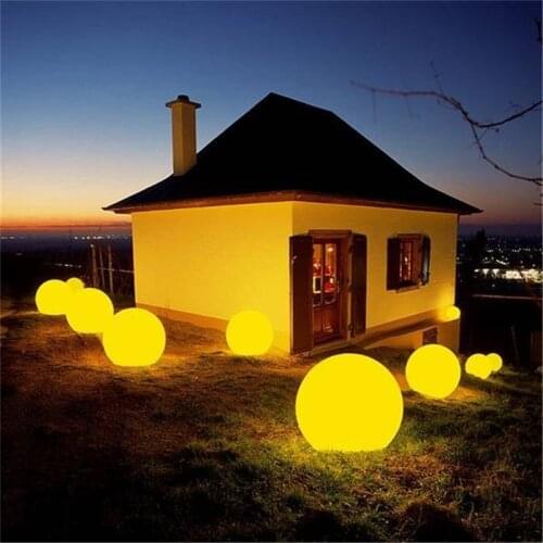 20CM/30CM Led PE Ball Ac85-265v /USB 5V Chargeable Outdoor Diameter 25cm Glowing Sphere,waterproof Pool LIGHT BALL for Holiday