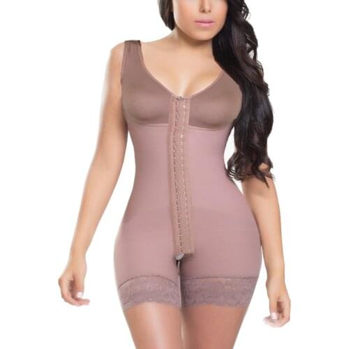 WomenS 3-Breasted Belt Bra Lace Shapewear Slimming Shorts Bodyshaper Fajas Colombianas BBL Post Op Surgery Supplies