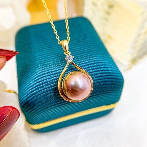 Factory Wholesale Real Solid S925 Sterling Silver Accessories DIY Jewelry Making Pearl Pendant For Women Charm Gift