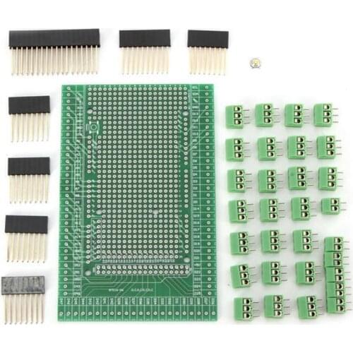 1 set MEGA-2560 PCB Prototype Screw Terminal Terminal Block Shield Module Block Shield Board Kit Breakout Board
