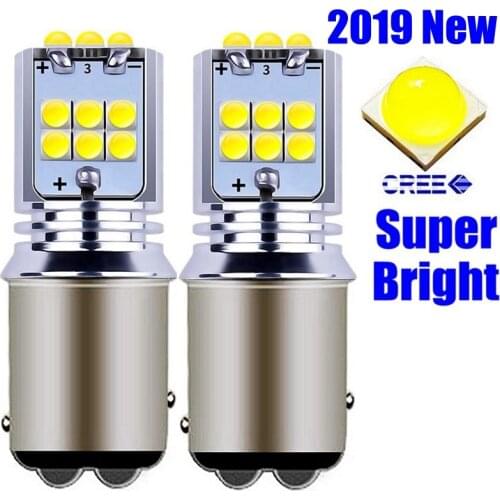 2PCS 1157 BAY15D P21/5W Super Bright LED Car Tail Brake Lamp Auto Daytime Running Light Rear Parking Bulb Turn Signals